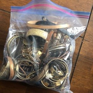 SOLD ON MERCARI- Assorted Bracelet Lot - Gold